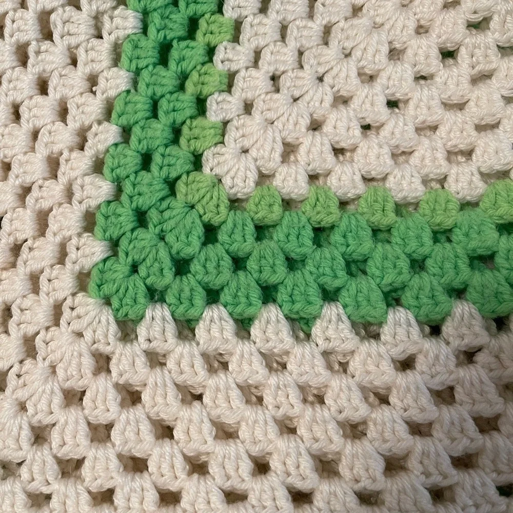 Vintage Handmade Afghan.
